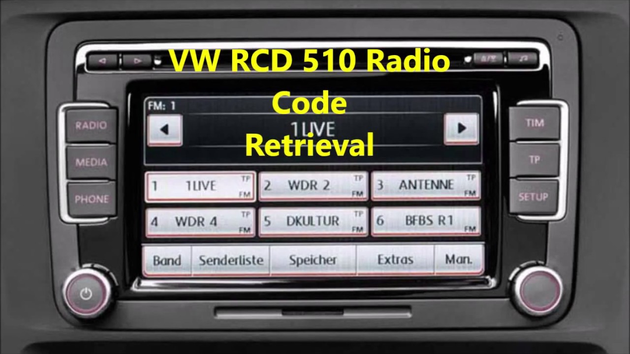 free vw radio codes database